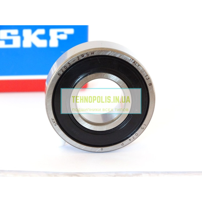 6203 2RSH SKF Кульковий однорядний радіальний підшипник
