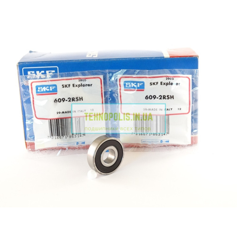609 2RSH SKF Шариковый однорядный радиальный подшипник