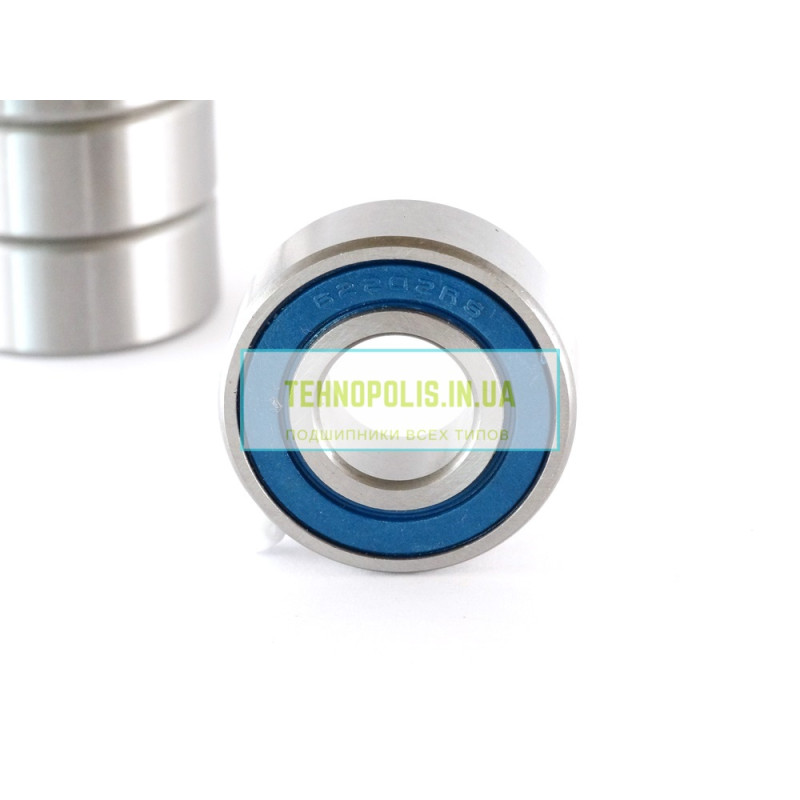 62202 2RS (180502) Китай  Шариковый однорядный радиальный подшипник