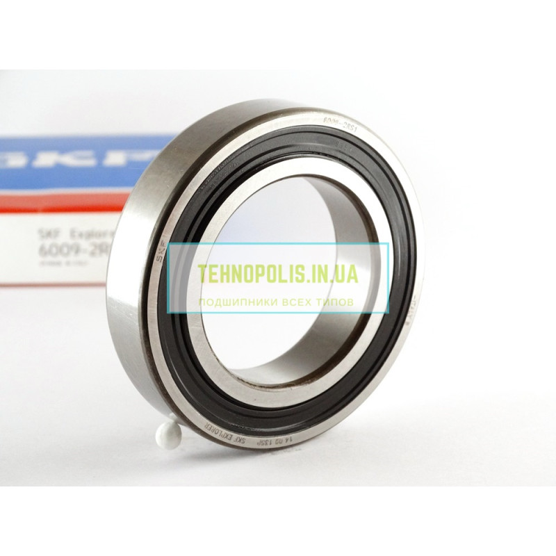 6009 2RS1 SKF Шариковый однорядный радиальный подшипник