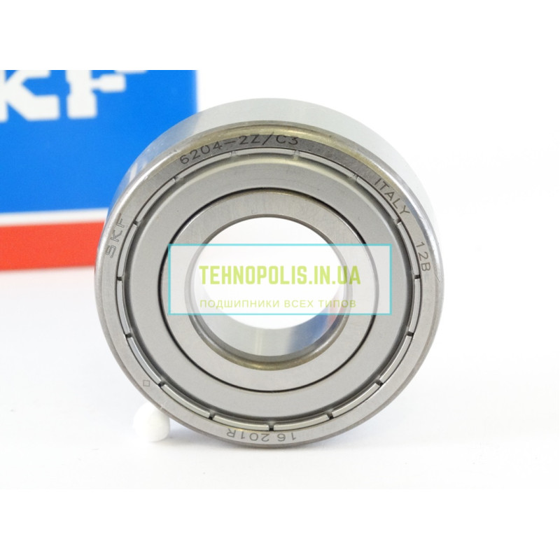 6204 2Z C3 SKF Кульковий однорядний радіальний підшипник