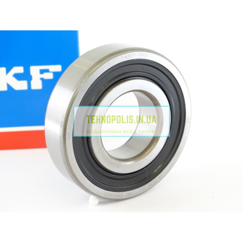 6307 2RS1 SKF Кульковий однорядний радіальний підшипник