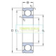 6205N (50205) HARP Кульковий однорядний радіальний підшипник c проточкою під стопорне кільце