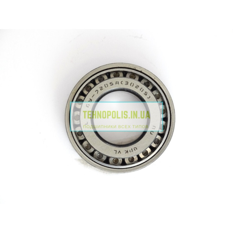 7205 (30205) VPZ Волжск роликовий конічний радіально-упорний підшипник