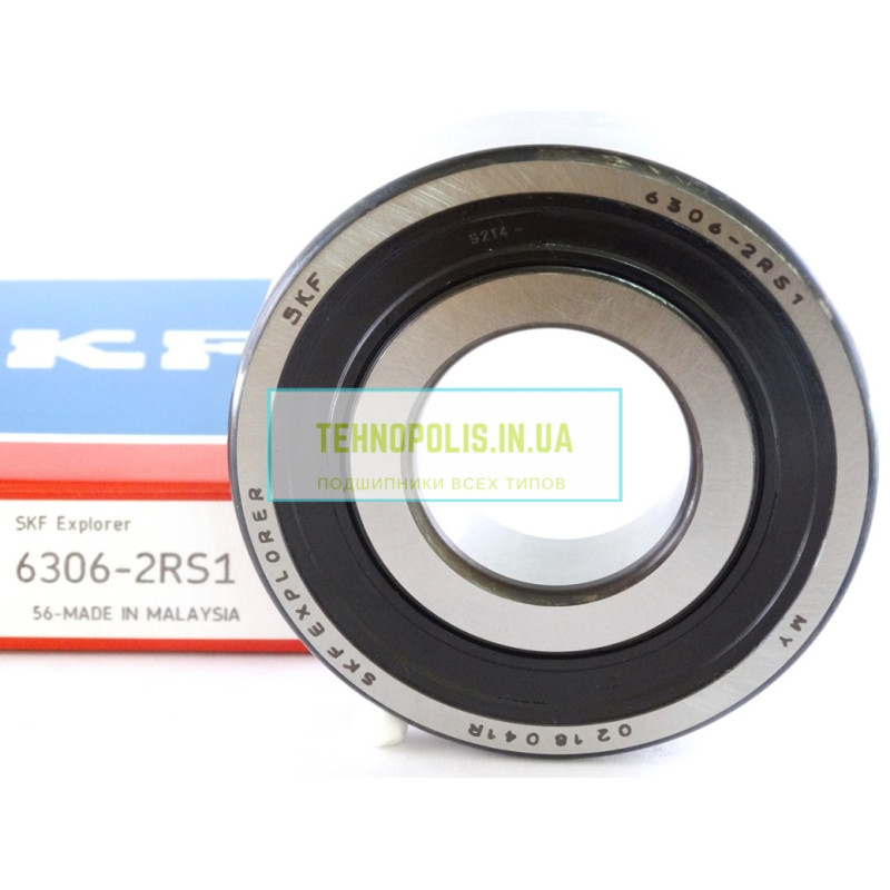 6306 2RS1 SKF Шариковый однорядный радиальный подшипник