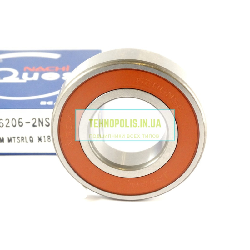 6206 2NSE9 NACHI Шариковый однорядный радиальный подшипник