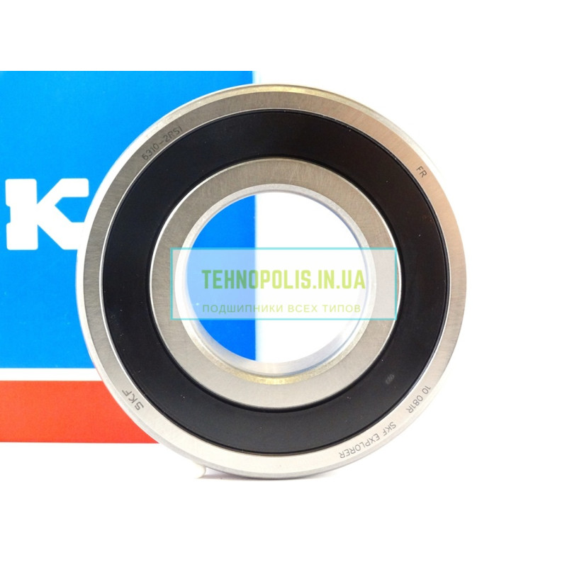 6310 2RS1 SKF Кульковий однорядний радіальний підшипник