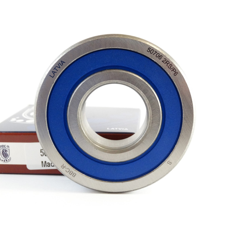 50706 BBC-R Латвия Шариковый однорядный радиальный подшипник c проточкой под стопорное кольцо