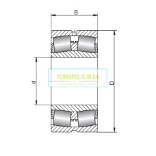 22212 RHRKW33 KOYO Роликовий радіальний дворядний підшипник