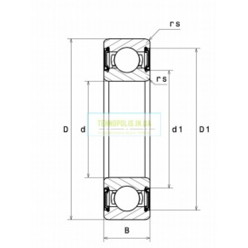 62202 2RS (180502) VBF Шариковый однорядный радиальный подшипник