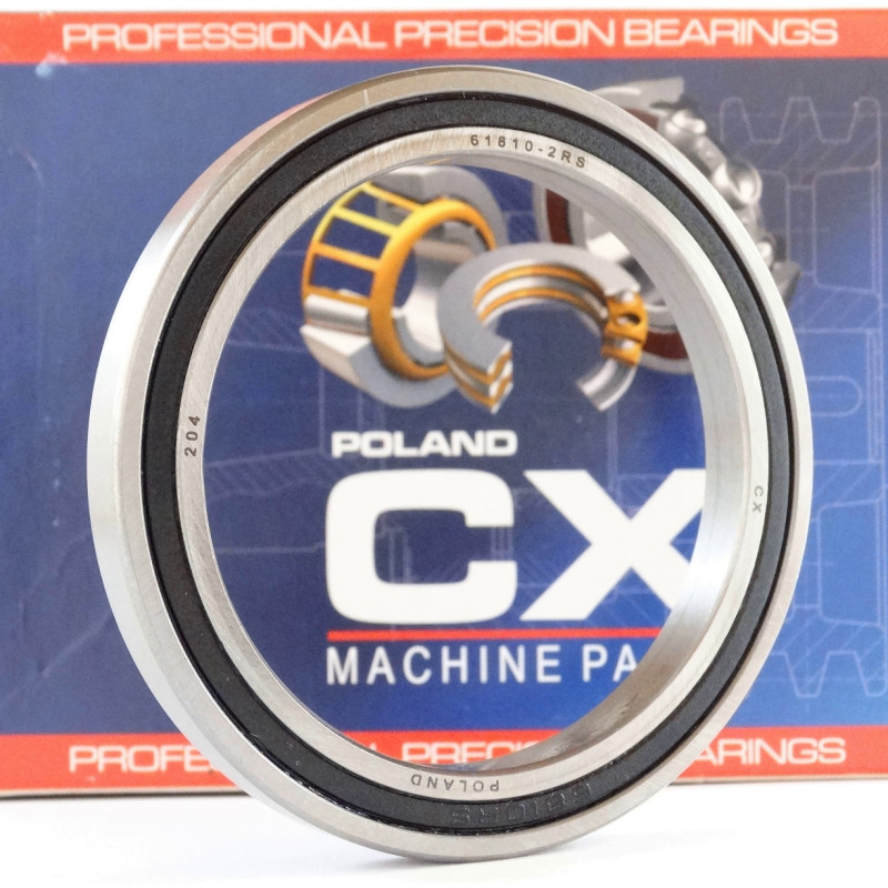 61810 2RS CX Шариковый однорядный радиальный подшипник