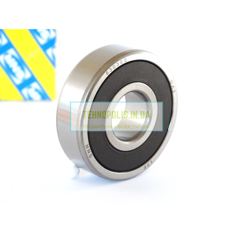 6303 EE C3 (180303) SNR Кульковий однорядний радіальний підшипник