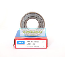 6205 2Z SKF Шариковый однорядный радиальный подшипник
