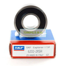 6202 2RSH SKF Кульковий однорядний радіальний підшипник