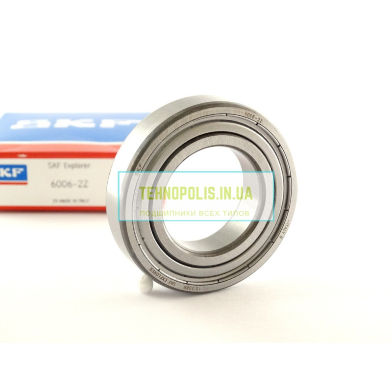 6006 2Z SKF Кульковий однорядний радіальний підшипник