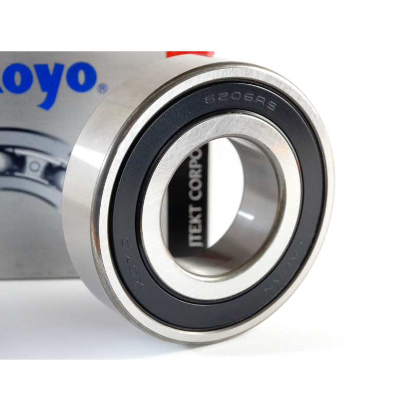6206 2RSCM KOYO Кульковий однорядний радіальний підшипник