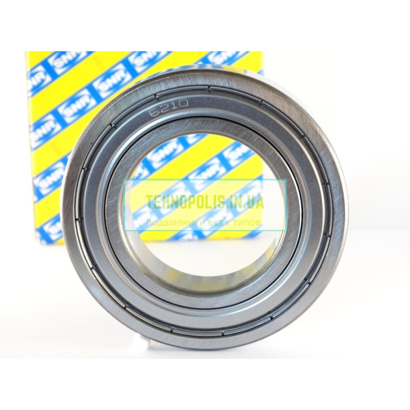 6210 ZZ (80210) SNR Кульковий однорядний радіальний підшипник