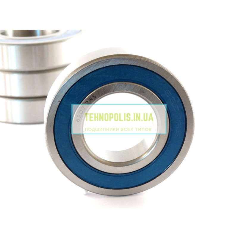 6207 2RS (180207)  Кульковий однорядний радіальний підшипник