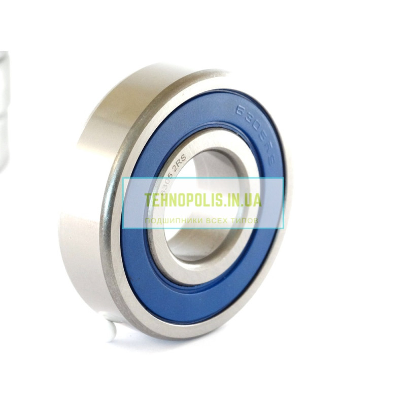 6305 2RS (180305) Китай  Шариковый однорядный радиальный подшипник