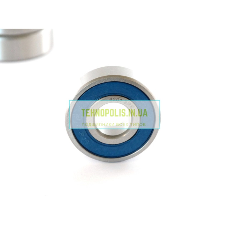 6201 2RS (180201) Китай  Шариковый однорядный радиальный подшипник