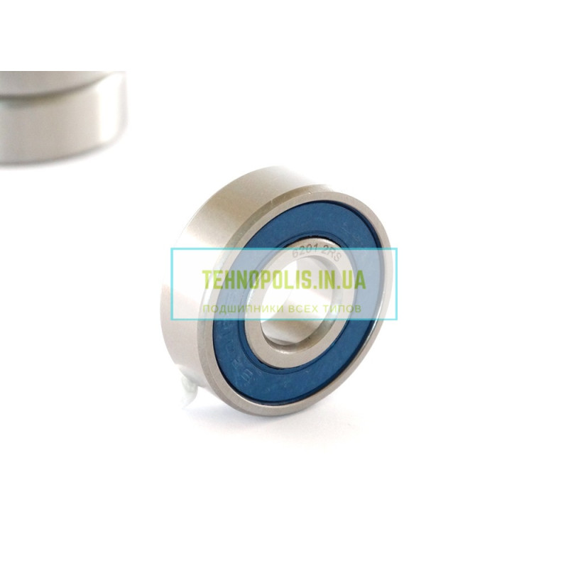 6201 2RS (180201) Китай  Шариковый однорядный радиальный подшипник