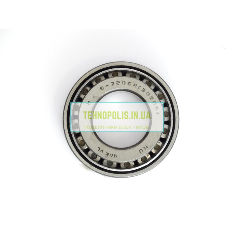 7206 (30206) VPZ Волжск роликовый конический радиально-упорный подшипник