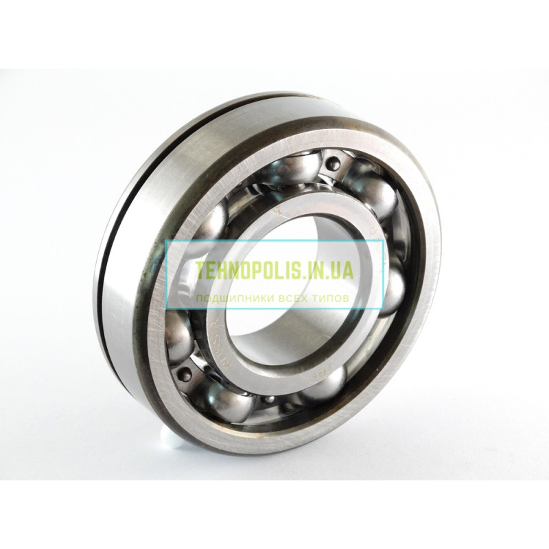 6307 N (50307) VBF Кульковий однорядний радіальний підшипник c проточкою під стопорне кільце