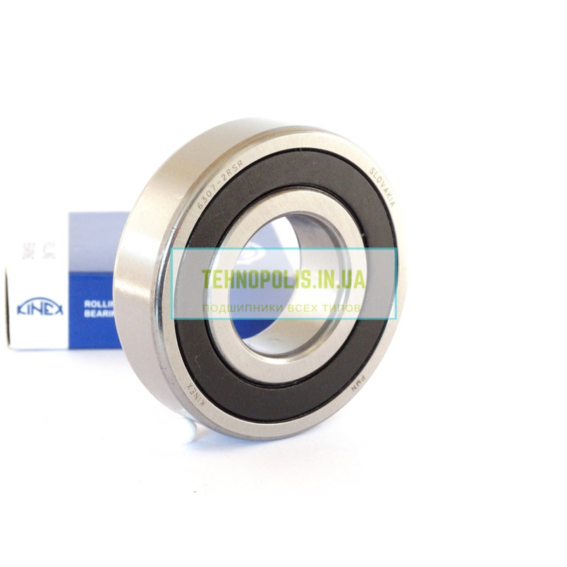 6307 2RSR (180307) KINEX Кульковий однорядний радіальний підшипник