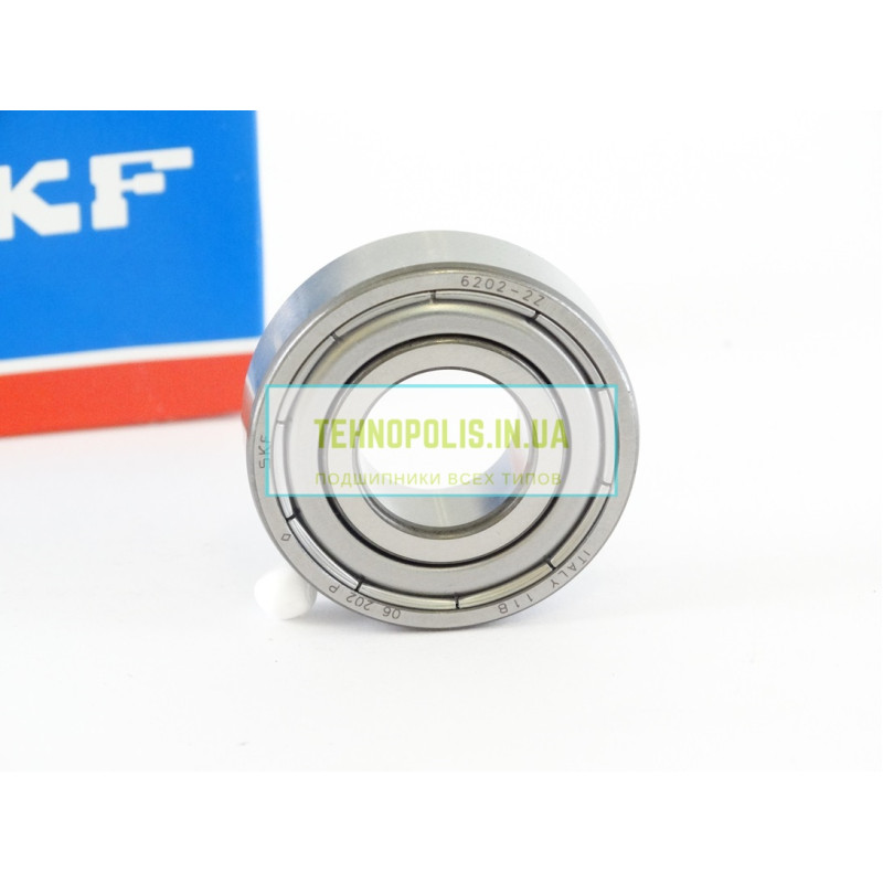 6202 2Z SKF Кульковий однорядний радіальний підшипник