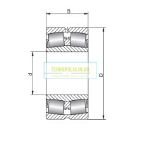 22209 RHRW33 KOYO Роликовий радіальний дворядний підшипник