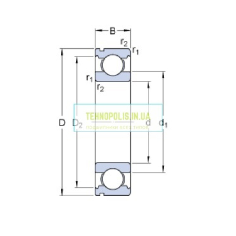 6208 N (50208) HARP Шариковый однорядный радиальный подшипник c проточкой под стопорное кольцо