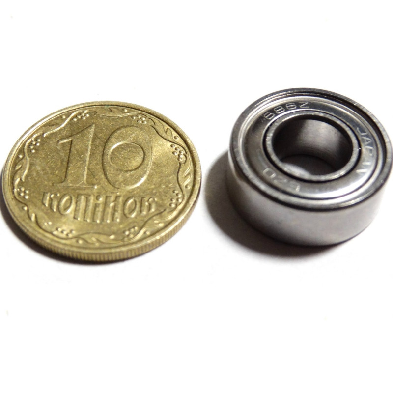 686 ZZ EZO Кульковий однорядний підшипник (6х13х5)