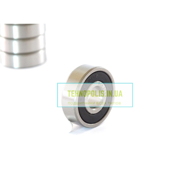 629 2RS (180029)  Кульковий однорядний радіальний підшипник