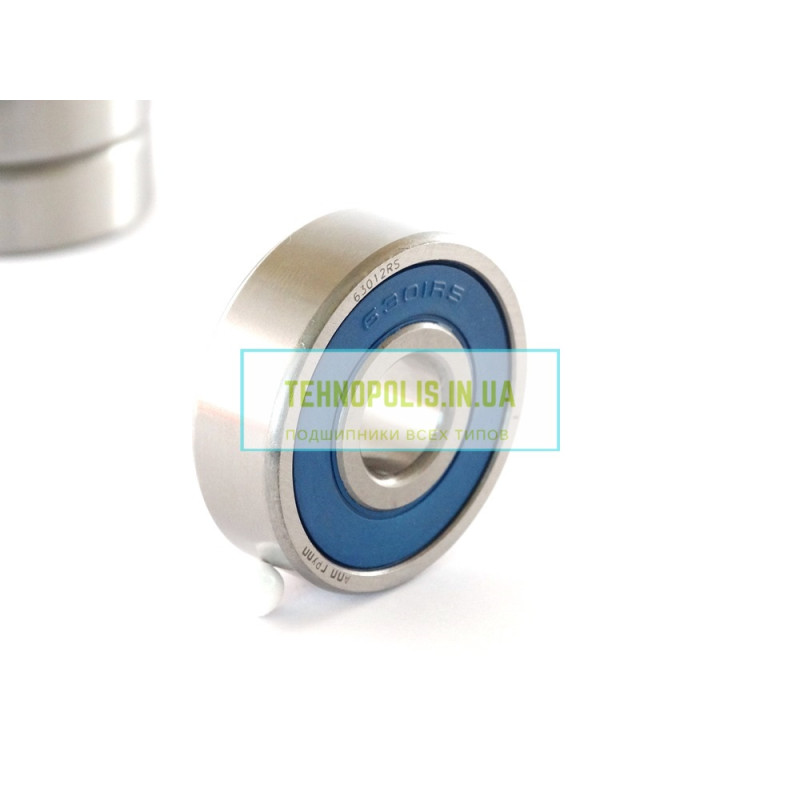 6301 2RS (180301) Китай  Шариковый однорядный радиальный подшипник