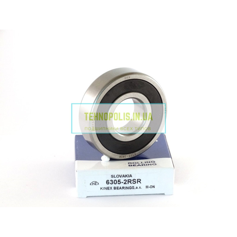 6305 2RSR KINEX Шариковый однорядный радиальный подшипник