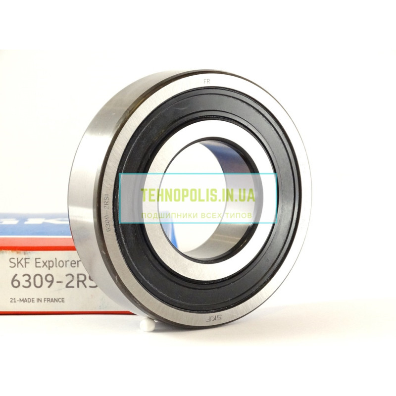 6309 2RS1 SKF Кульковий однорядний радіальний підшипник
