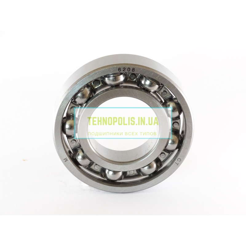 6208 (208)  Кульковий однорядний радіальний підшипник