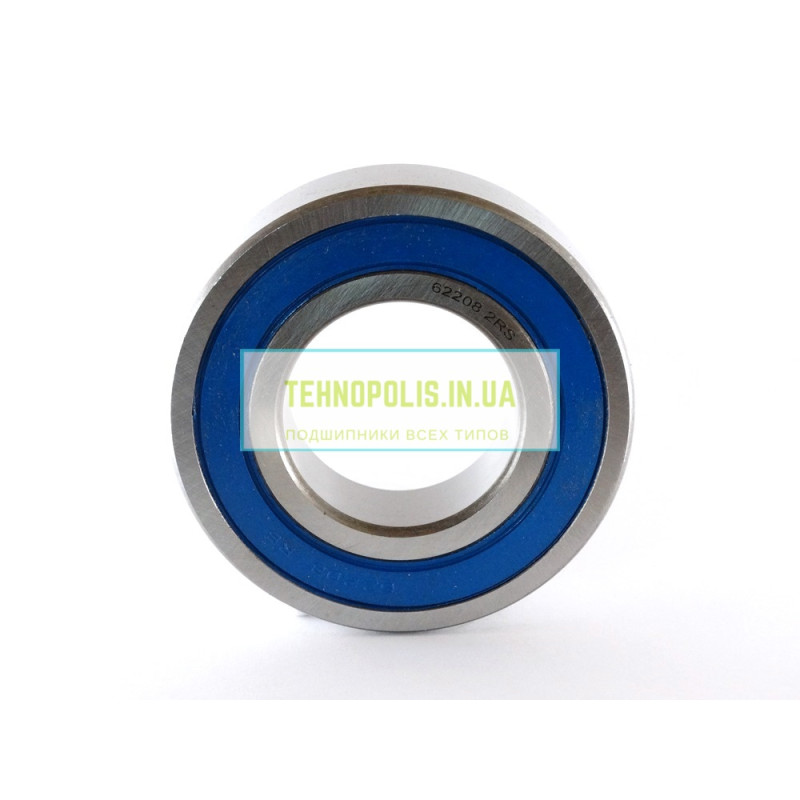 62208 2RS (180508) Китай  Шариковый однорядный радиальный подшипник