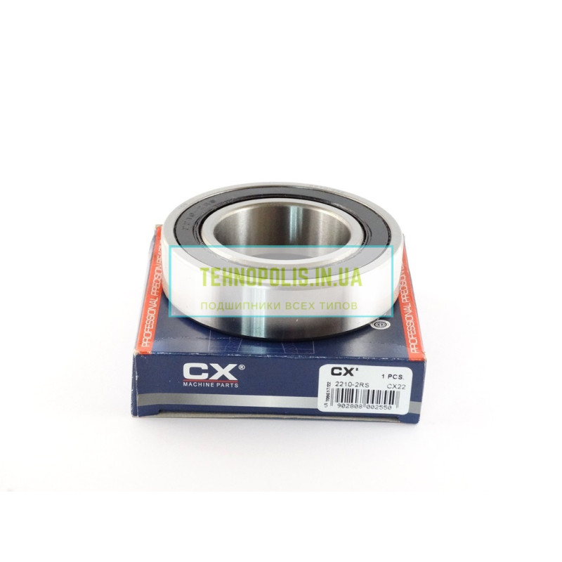 2210 2RS (1510) СХ Шариковый двухрядный радиальный сферический подшипник