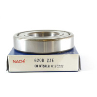 6208 ZZE NACHI Кульковий однорядний радіальний підшипник