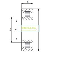 32514 (NU2214ECP) SKF роликовый радиальный однорядный подшипник