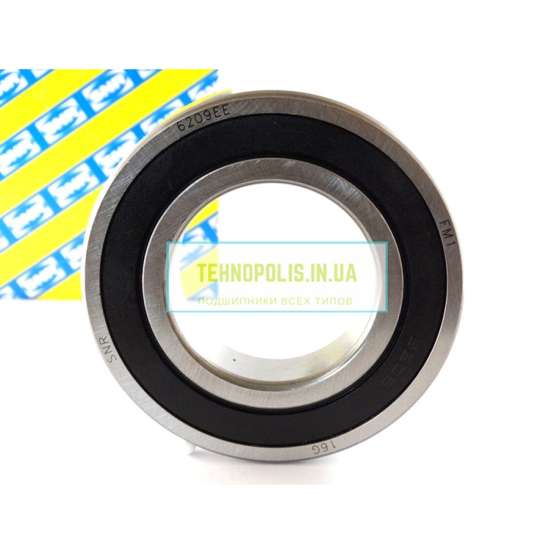 6209 EE (180209) SNR Кульковий однорядний радіальний підшипник