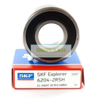 6204 2RSH SKF Кульковий однорядний радіальний підшипник
