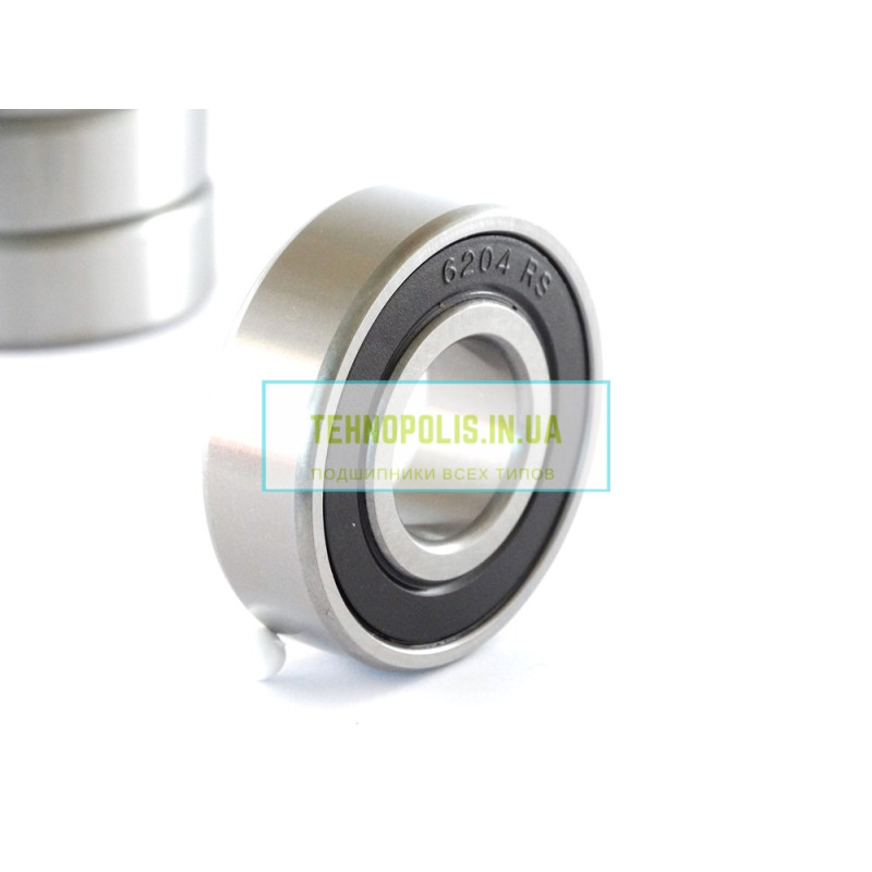 6204 2RS Кульковий однорядний радіальний підшипник