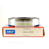 6314 2RS1 SKF Кульковий однорядний радіальний підшипник