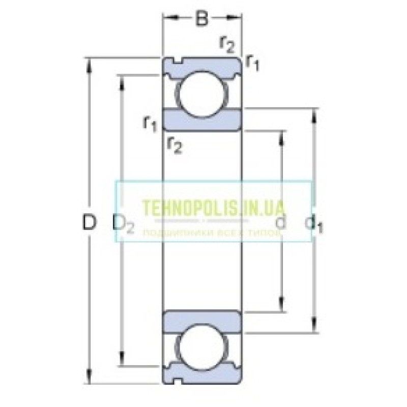 60210 (6210 Z) HARP Шариковый однорядный радиальный подшипник c одной защитной шайбой