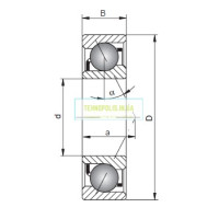 7016E (46116E) IBC Шариковый однорядный радиально-упорный подшипник