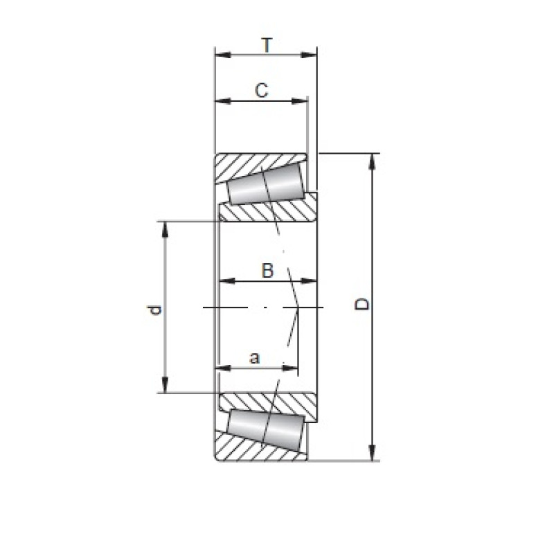 32017JR KOYO роликовий конічний радіально-упорний підшипник