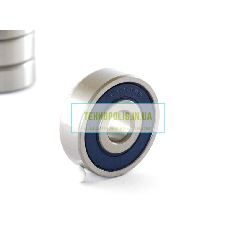 6300 2RS (180300)  Кульковий однорядний радіальний підшипник