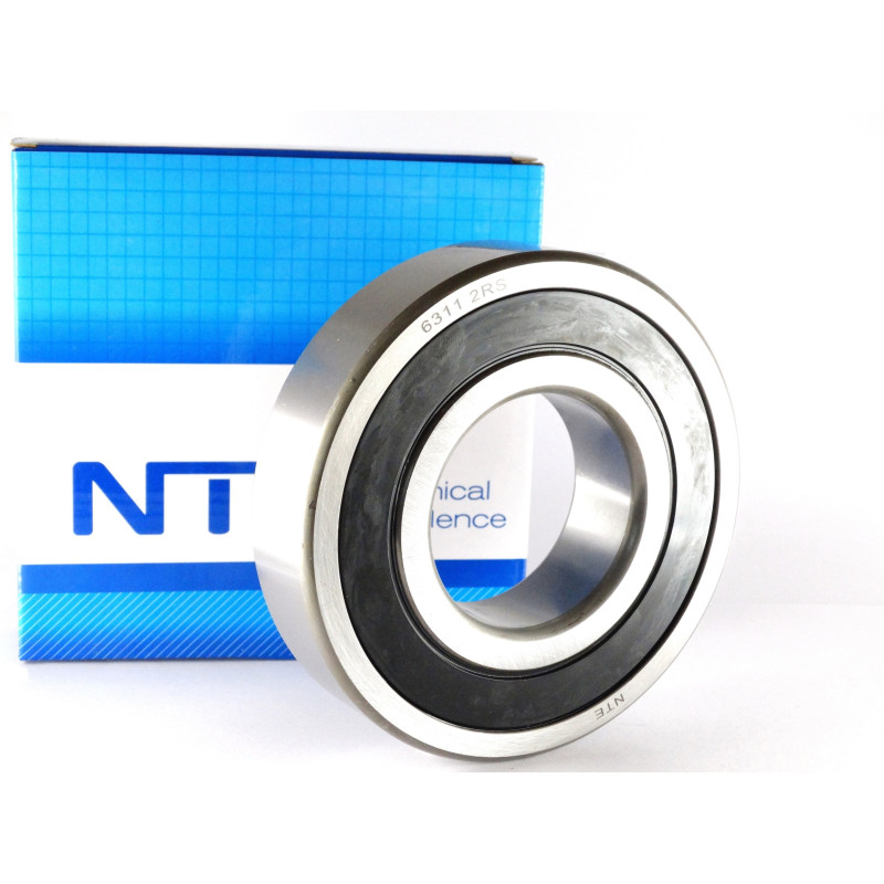 6311 2RS (180311) NTE Кульковий однорядний радіальний підшипник